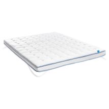 Topper Colchón Luxury Nimbus Viscoelástico Firmeza Media Confort Extra Transpirable Adaptable Mejora Descanso Acogedor Y Suave 90x190 Cm