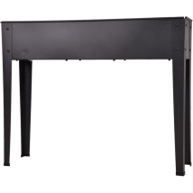 Hochbeet Metall Höhe 80 Cm Hochbeet Balkon Schmal Blumenkasten Mit Füssen Outdoor, Pulverbeschichtet Aus Stahl In Anthrazit, L102 Cm