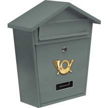 Vorel – 78581 – Briefkasten aus Stahl – 380 mm Breite – 320 mm Tiefe – 105 mm Höhe – 2,15 kg Gewicht