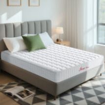 Matelas 140x190 Cm Inre Mousse À mémoire De Forme, Épaisseur 22cm, confort Ferme, Réversible, 7 Zones ergonomique