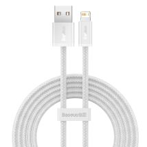 Baseus Dynamisches Usb-auf-lightning-kabel, 2,4 A, 2 M (weiß)
