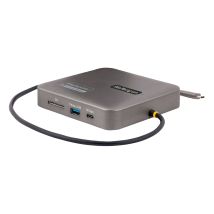 Startech.com Adattatore Multiporta Usb-c - Docking Station Usb Type-c Doppio Video Hdmi 4k 60hz, Hub Usb-a Usb-c A 2 Porte 10gbps, Pd 100w, Gbe, Sd, 