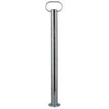 GT MARKET – Piedino di sostegno Ø 48 mm – Carico massimo 150 kg – Acciaio zincato – Lunghezza 70 cm