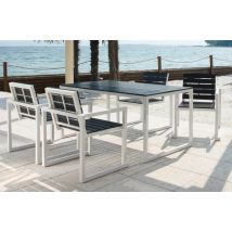 Set Da Giardino Tavolo E 4 Sedie In Alluminio Ranieri Quick