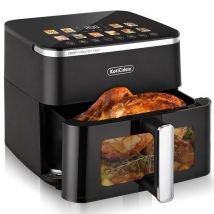 Friteuse Sans Huile 11l 2000w – 10 Programmes – Écran Tactile – Circulation D'Air 360° – Panier Amovible Compatible Lave-vaisselle – Koticidsin