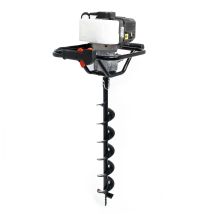 Benzin Erdlochbohrer Set Mit 150 Mm Bohrer, 1,4 Kw 1,9 Ps 52ccm Pfahlbohrer Pflanzenbohrer - Wiltec