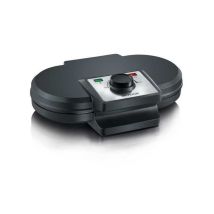 Wa2106 Wafflera Eléctrica - Negra - Severin
