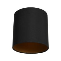 Mexlite - Lampenschirm - Shade - Schwarz - Leinen - Ø 18cm - E27