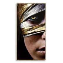 Opera D Arte Mauro Ferretti Cornice Legno Dorato 52x102 Cm