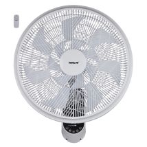 Fanelite - Ventilateur Mural Fvm45-1 - Blanc - Hélice 14 Pales - Fort Débit D’air - Grilles Plastiques - Télécommande