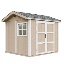 Gartenhaus Premium Qualität 5,9 M² - H252x250x294 Cm - Aufbau Von Lp Smartside Panels – Mit Boden Und Bitumenfliesen – Timbela M913a-terra Brown