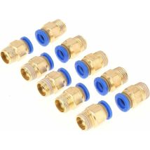 Famille - Air Quick Connector Pneumatic Fittings Connector Quick Fittings Dia. 8mm For The Automatic Industry