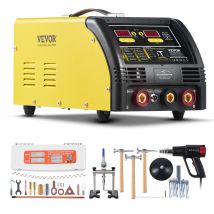 Vevor Dual Ausbeulspotter Deluxe Al/fe Dellenreparatur-set, 5-kw-schweißgerät Mit Automatischem/manuellem Schweißen & 10 Modi, Punktschweißgerät Für 