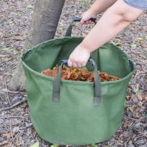 Bolsas Para Desechos De Jardín, Grandes, Reutilizables, Para Hojas De Jardín, Plegables, Con Dos Asas