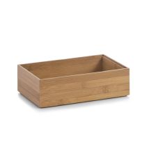 Zeller 13332 Scatola Salvaspazio, Bambú, Beige, 23x15x7 Cm