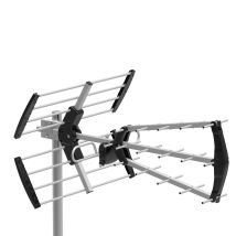 Antena Tdt Lte Media Ganancia 15 Db Bkm Negro