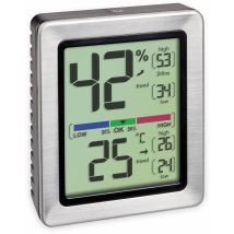 Thermomètre chauffage central – HERTER – THERMO-HYGROMÈTRE NUMÉRIQUE – Largeur, Longueur, Type de thermomètre, Température de service max