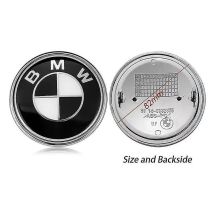 Emblema Para Capó Bmw De 82 Mm – Resina Abs Y Aluminio – Resistente Al Agua Y A La Corrosión – Compatible Con Las Series X3, X5, 3, 4, 5, 6, 7 Y 8 – 