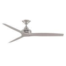 Fanimation – Spitfire Ceiling Fan 152cm – Brushed Chrome Finish – 3 Speeds – Remote Control Compatible