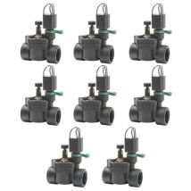 Electroválvula Rain Rn 150 24v 3/4” Con Regulador De Caudal (pack X 8) Oferta Exclusiva