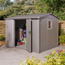Rowlinson Brentvale 10x8 Premium Apex Metal Shed