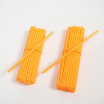Accessoire pour Auto Neuf – Couvres rayons de jante orange fluo – 40 pièces – MAD