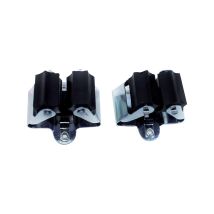 Gerätehalter Rolle 2er Set – Wandmontage – 40 mm – 2 Schraublöcher