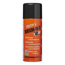 Brunox – Rivestimento e primer antiruggine epossidico 400 ml – Trasparente ambrato – Colle epoxy