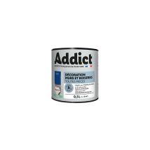 Satin Wand- Und Holzfarbe Addict 0,5l Marine