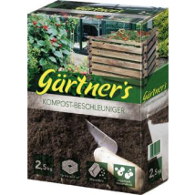 Gartners Schnellkomposter 2,5 kg – Organisch-mineralischer NPK-Dünger – 3 m² – Anwendung: März bis November