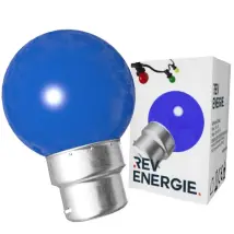 Revenergie Ampoules Bleues B22 Incassables