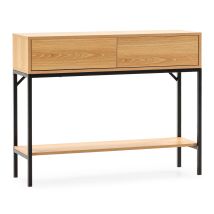 Konsolentisch Auri 2 Schubladen Eiche-optik