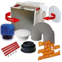 Haas - Kunststoff-wandeinbaukasten Groß, Befliesbar Und Rohrbelüfter