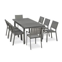 Dania - Conjunto De Comedor De 8 Plazas En Aluminio Dcb Garden