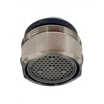 Aérateur NF M24x100 – Mousseur et brise-jet pour robinet – Finition métal, Débit max – Sandri