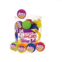 Animalin – Classic Glitter Balls – Interactive Cat Toy – 40 mm Diameter – Assorted Colours