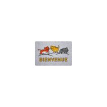 Tapis Greyflock Chats Bienvenue 40x60cm - Idmat