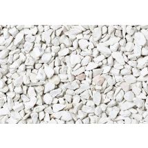Bellamoli Granulati - Splitt Bianco Carrara 7 - 15 Mm Weiß 25 Kg Kies & Splitt