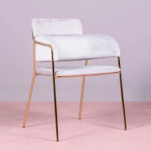 Nest Dream - Designerstuhl Mit Samtbezug - Cruiser - Grau