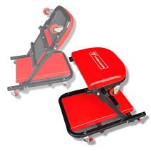 Chariot De Visite Widmann Mécanicien Pliable Planche De Travail, Voitures, Roues Pivotantes 360°, Appui-tête Ergonomique
