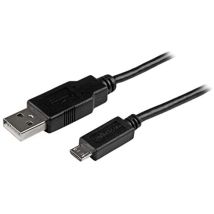 Startech St Usbaub2mbk - Sync- & Ladekabel, Usb-a Micro-b, 2 M, Schwarz