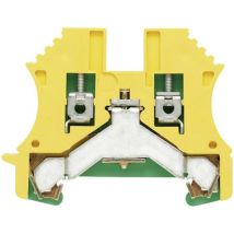 Weidmuller – WPE 2.5 Terminal Block – 0.5-4 mm² Wire Section – 800 V Voltage – 300 A Current Rating – Green-Yellow