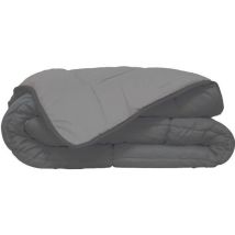 Piumino Letto Poyet Motte Calgary Grigio Argentato 400 G /m² 220 X 240 Cm