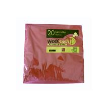 20 Tovaglioli A 3 Veli Rossi 40 X 40 Cm 20 Tovaglioli A 3 Veli Rossi 40 X 40 Cm - Publi Embal