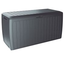 Prosperplast - Casaria 290l Outdoor Garden Storage Box Weather & Uv Resistant Easy Assembly Secure Lid 6 Rollers Ideal For Cushions & Accessories 