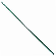 Picchetto in ferro verniciato – 1 x 1,75 m – Verde laccato – 5 fori per il passaggio del filo di ferro – TENAX