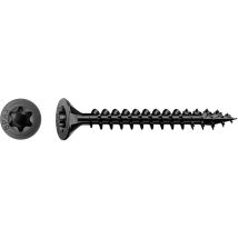 Spax - Senkkopf 5.0x 40 Vg Torx 20 Verzinkt Schwarz Mit Bewertung / Kleinpackung