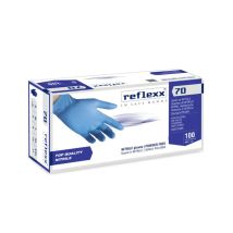 Reflexx R70 Nitrilhandschuhe Ohne Puder, 100 % Latexfrei, 4,9gr, Kat.3, 100 Stück, Xxl