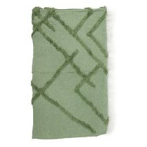 Fransendecke 135 x 150 cm Baumwolle Weich warm langlebig Dekorative Fransen für Wohnzimmer und Schlafzimmer