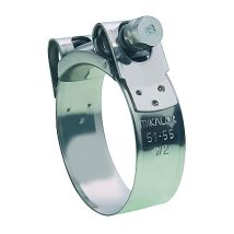 Mikalor - Abrazadera Supra 27x29 W2 Zincada Inoxidable , Abrazadera Supra. - Tamaño: 27 X 29 Mm. - W-2. - Supra Inoxidable Para Alta Presión. - 